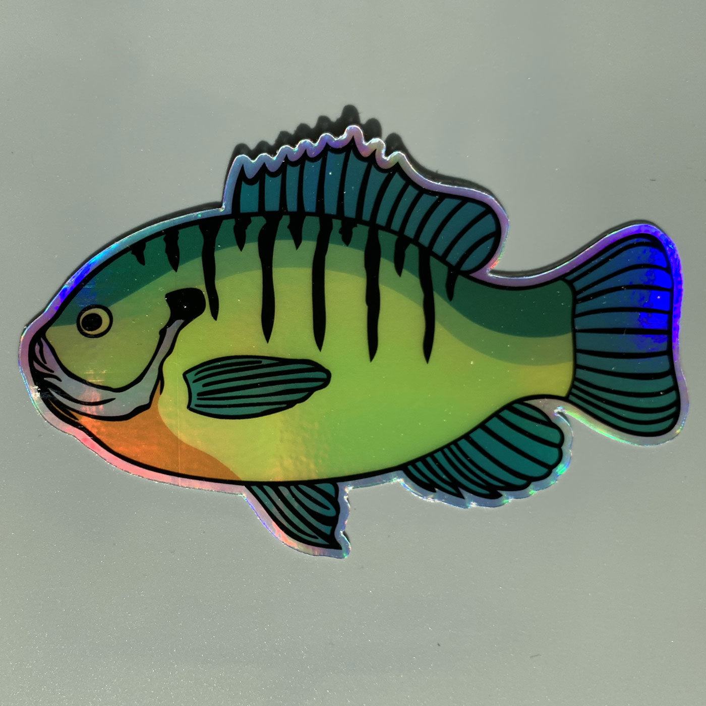 Holographic Bluegill Sticker
