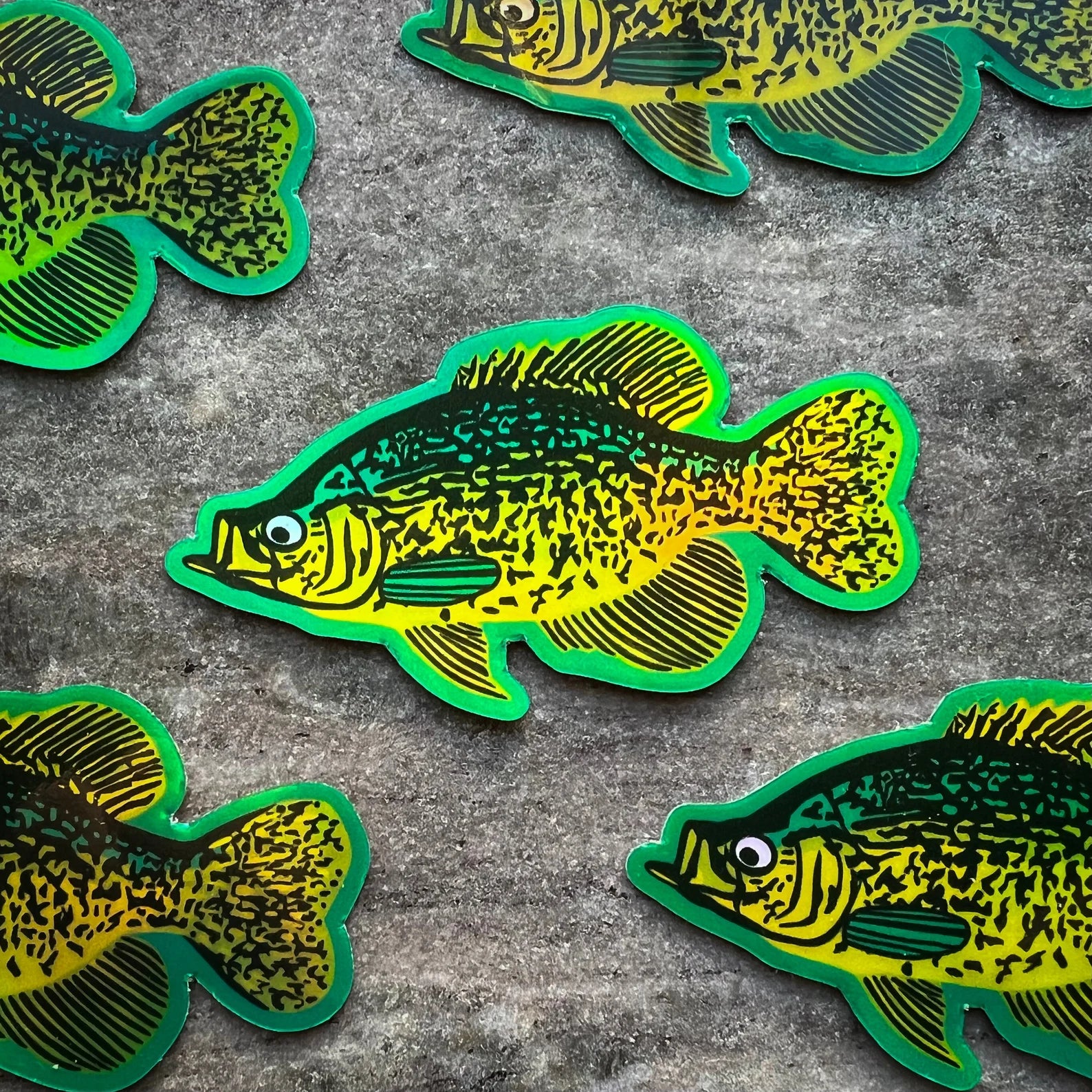Crappie Decal/Sticker [STK156] - $6.99 : Almost Alive Lures, The best there  ever was.
