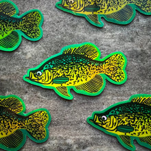 Load image into Gallery viewer, Mini Holographic Crappie Sticker