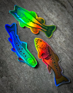 Mini Holographic 3 Piece Sticker Pack