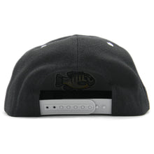 Load image into Gallery viewer, Black and Gray Yupoong Bluegill Snapback
