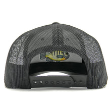 Load image into Gallery viewer, Charcoal Yupoong Bluegill Trucker-Style Snapback
