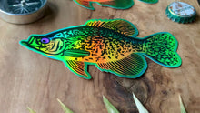 Load and play video in Gallery viewer, Holographic Crappie Sticker
