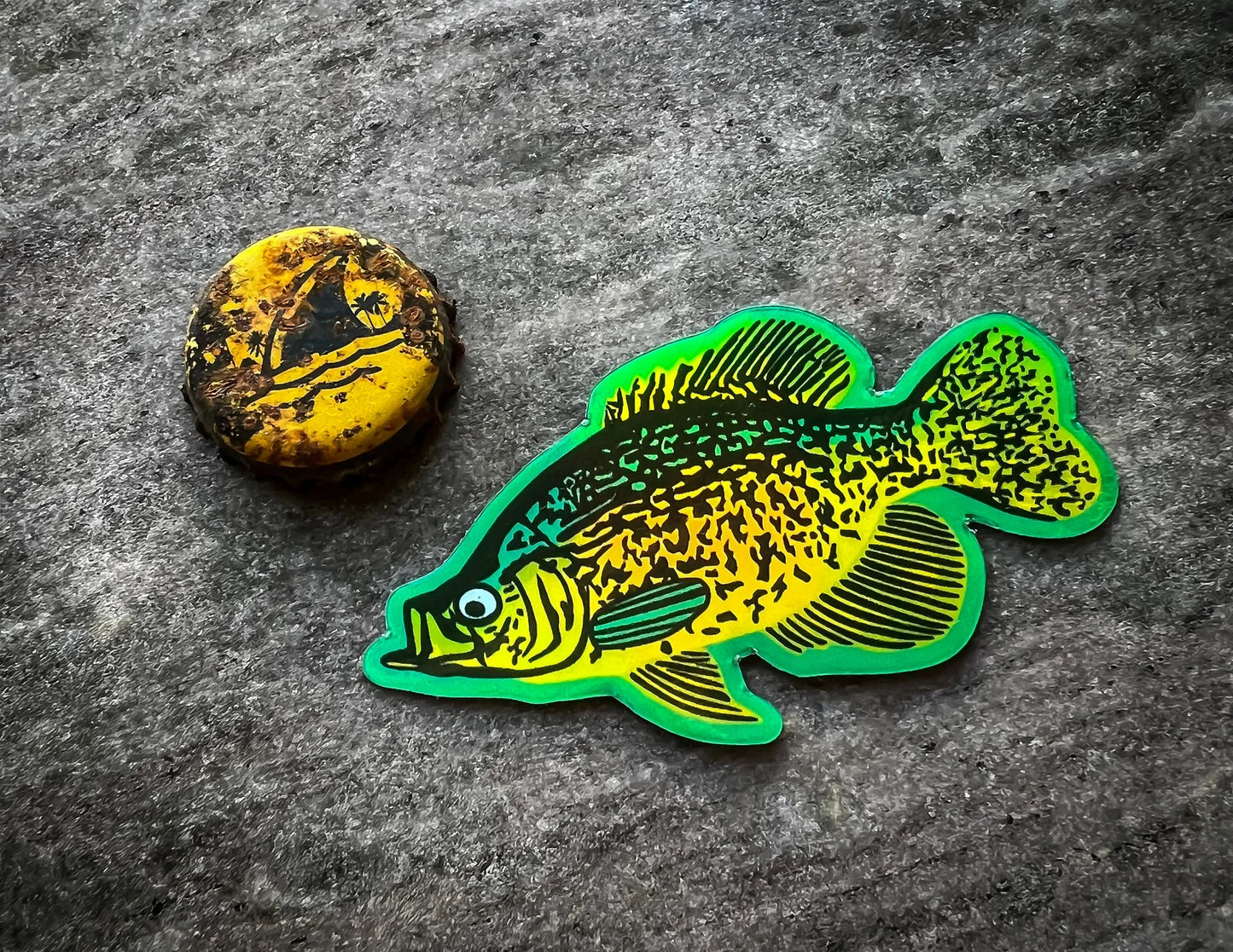 Crappie Decal/Sticker [STK156] - $6.99 : Almost Alive Lures, The best there  ever was.