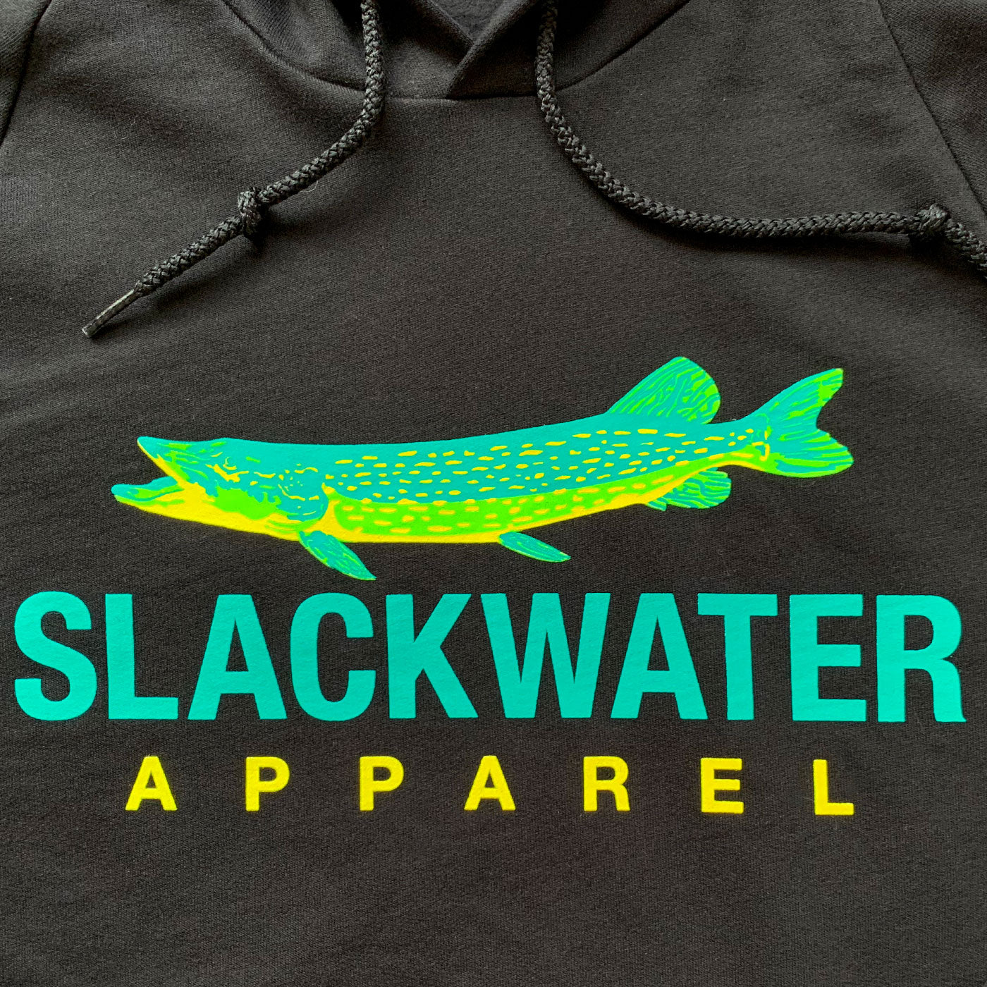 Slackwater Apparel Black Northern Pike Sweatshirt XL